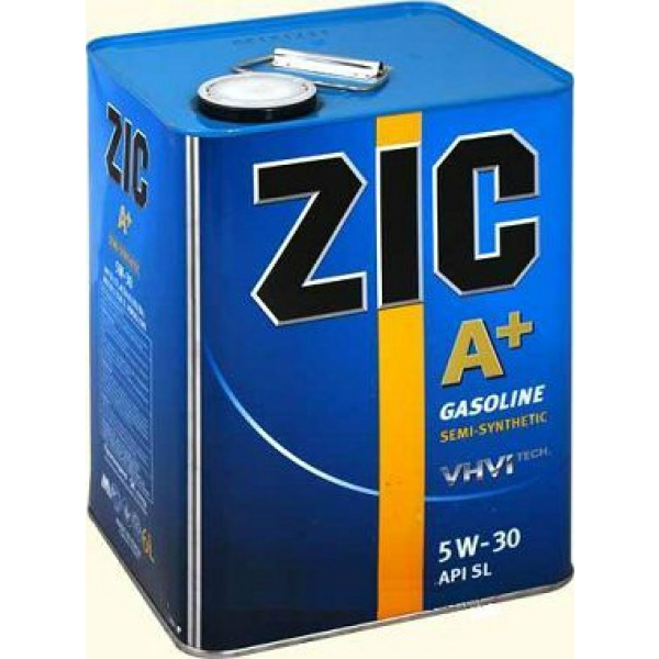 Моторное масло Zic A+ 5w30 полусинтетическое (6 л)